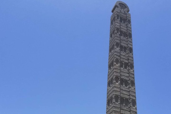 Axum : tall, carved obelisks, relics of the ancient Kingdom of Aksum.