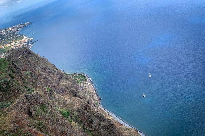 Porto Moniz, Seixal, Fanal Forest, Cliff Skywalk in Open Roof 4X4