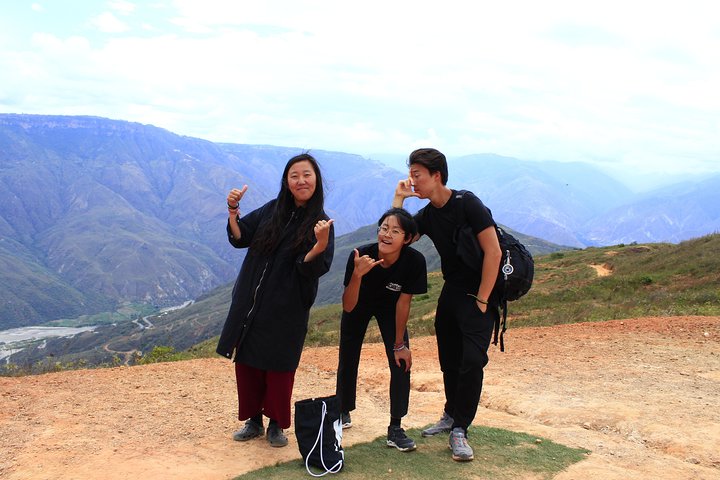 Paragliding in the grand canyon of chicamocha
