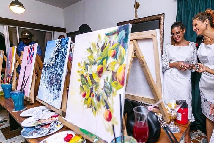 Guided Painting Class with Wine & Karaoke, Victoria Island, Lagos