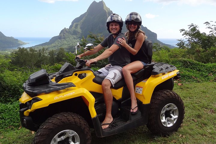 Grand Tour Quad Excursion in Moorea (Single or Two-Seater)