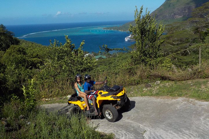 Grand Tour Quad Excursion in Moorea (Single or Two-Seater)