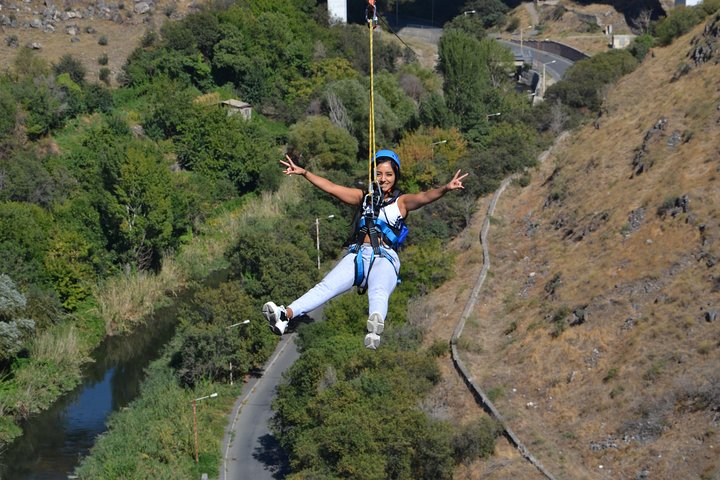 Try the fastest zipline in Armenia