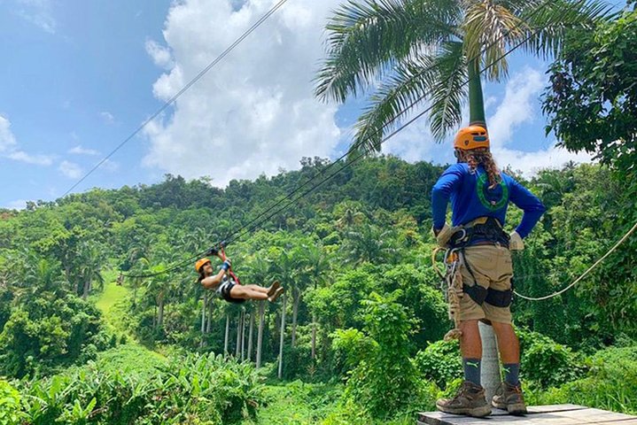 El Yunque Ziplining in Puerto Rico
