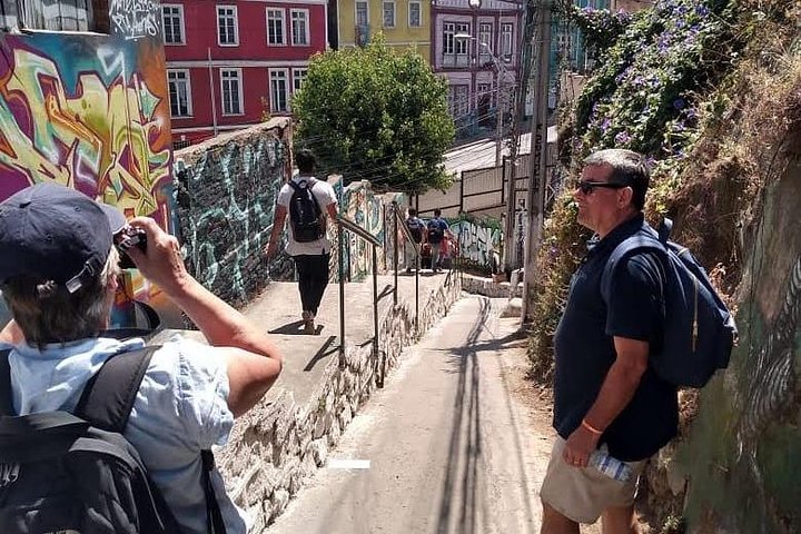 Valpo in 1 day: Authentic + Famous! Semi-private walking tour & public transport