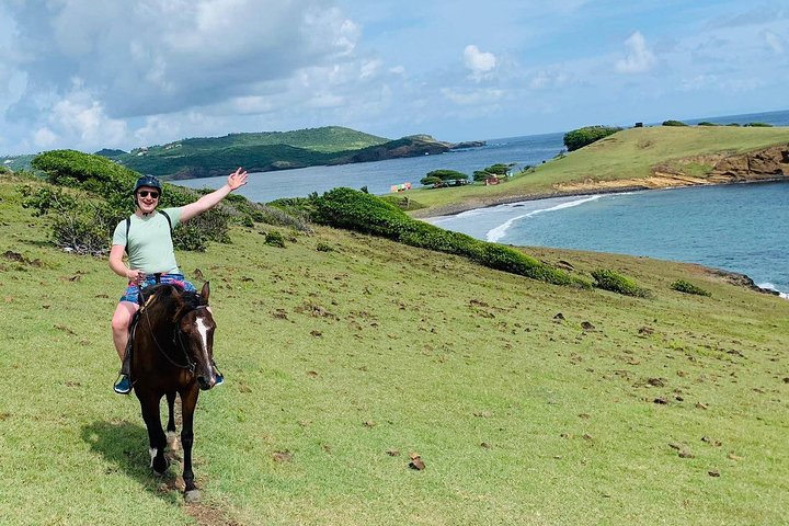 Private Beach Horseback Ride with Sandy Hoofs St. Lucia