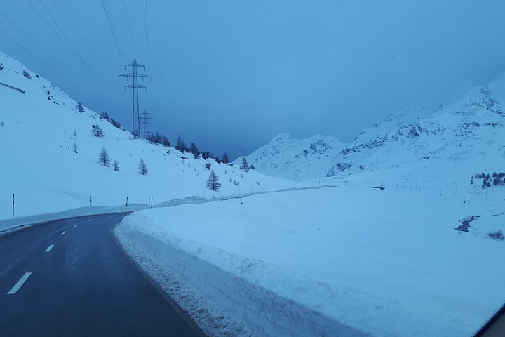 Bernina Red Train, Swiss Alps & St Moritz From Milan