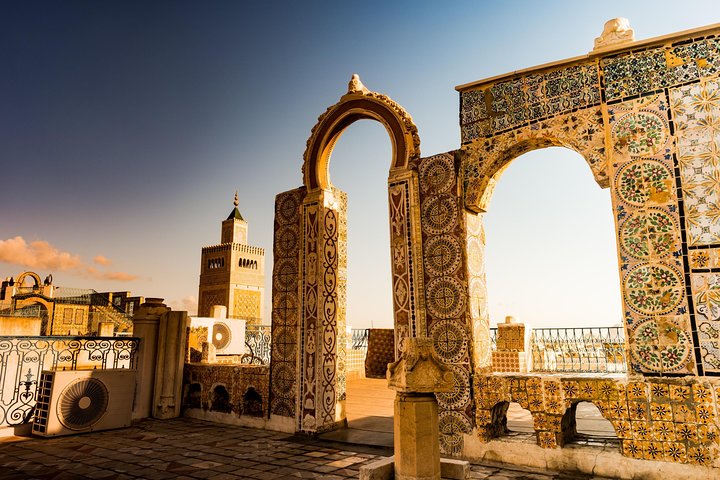 From Hammamet or Tunis: Carthage, Bardo, Sidi Bou said and Medina