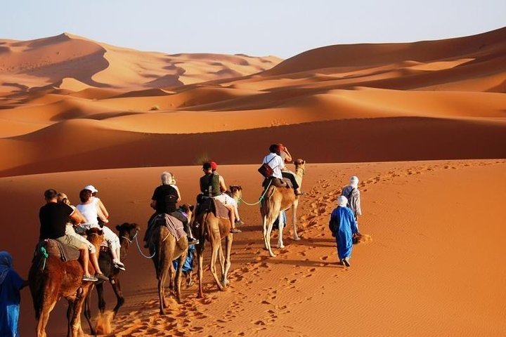 Best Marrakech to Fes Sahara Desert Tour with Camp & Camel Trek