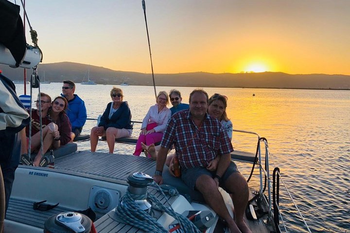 Knysna Sunset Sailing Cruise, Light Dinner & Bubbly