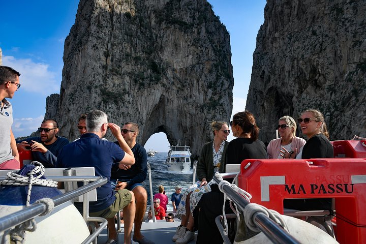 Capri Coast to Coast: Boat Tour with Optional Blue Grotto