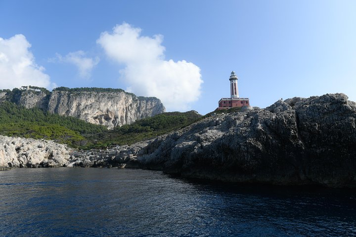 Capri Coast to Coast: Boat Tour with Optional Blue Grotto