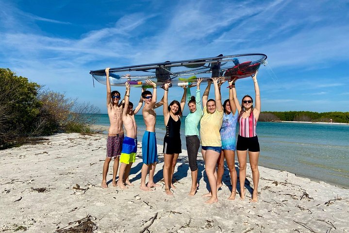 Clear Kayak Tour of Shell Key Preserve and Tampa Bay Area