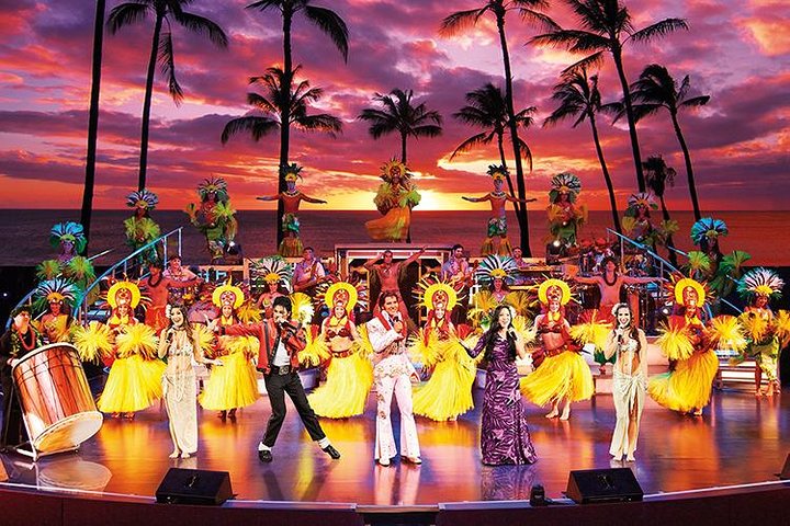 Waikiki Luau Buffet with Optional Rock-A-Hula Show Ticket