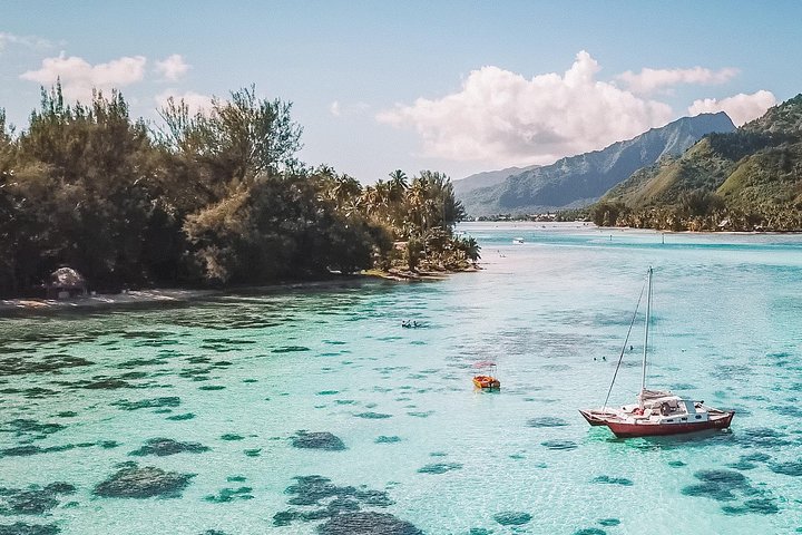 PRIVATE Half Day Tour : Moorea Snorkeling & Sailing on a Catamaran named Taboo