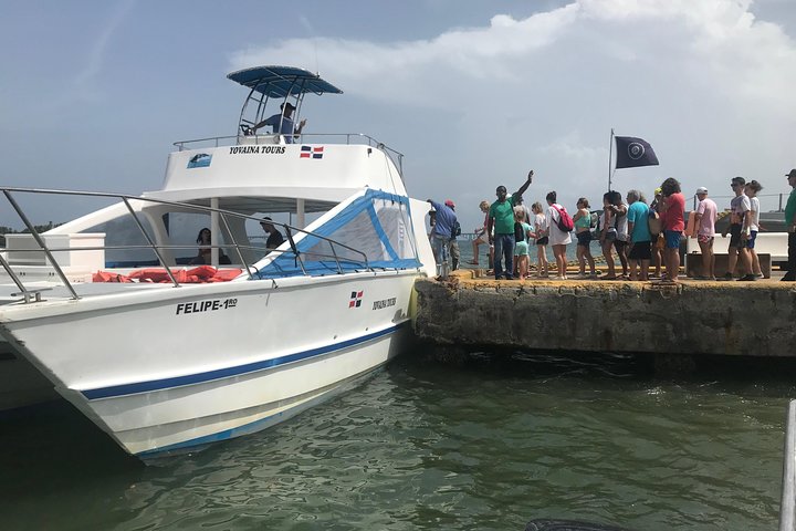 Adventure in the bay of samana and waterfall El limon from punta cana