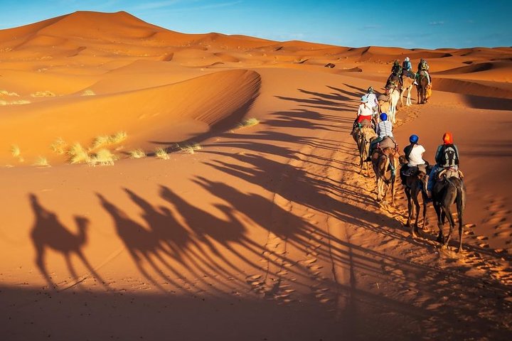 Best Marrakech to Fes Sahara Desert Tour with Camp & Camel Trek