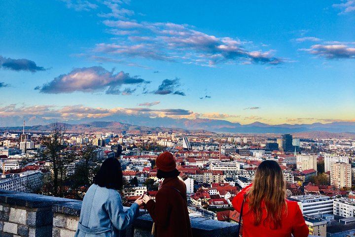 Ljubljana boat cruise and walking tour