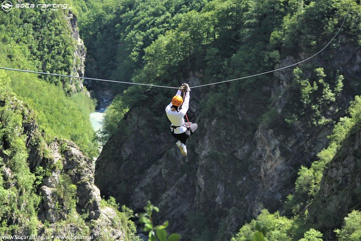 Bovec Zipline - canyon Ucja - the longest zipline in Europe