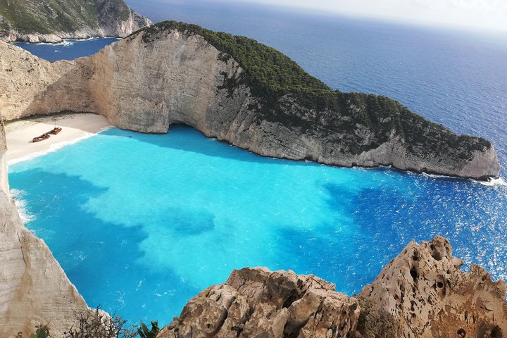 Zakynthos All Day Tour Shipwreck beach, view point-Blue Caves