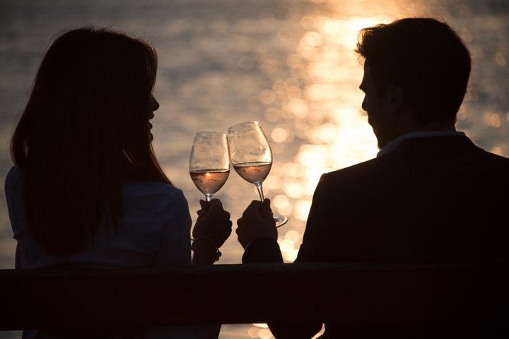 A sunset cruise on Lake Garda, by a private motorsailer