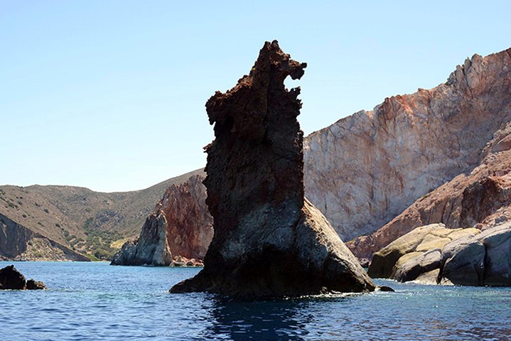 Best of Milos and Poliegos Catamaran snorkelling Cruise with BBQ