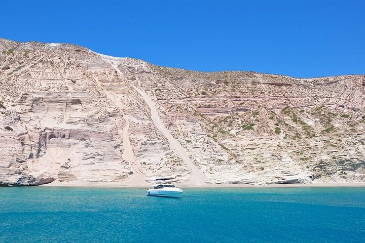 Best of Milos and Poliegos Catamaran snorkelling Cruise with BBQ