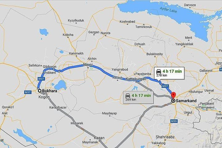 Bukhara - Samarkand Transfer (275 km)