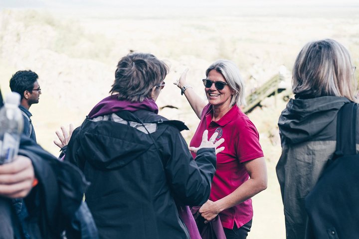 Golden Circle, Volcano Crater and Blue Lagoon Small-Group Tour