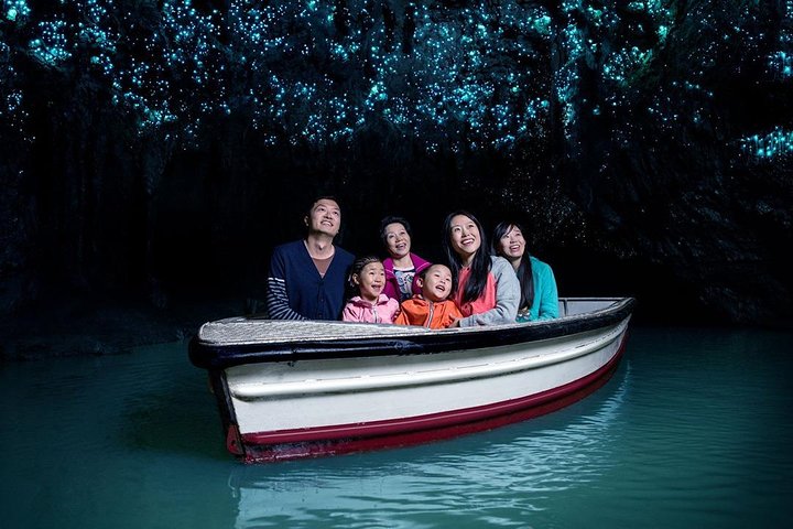 Hobbiton & Waitomo Glowworm Caves Tour with Lunch from Auckland