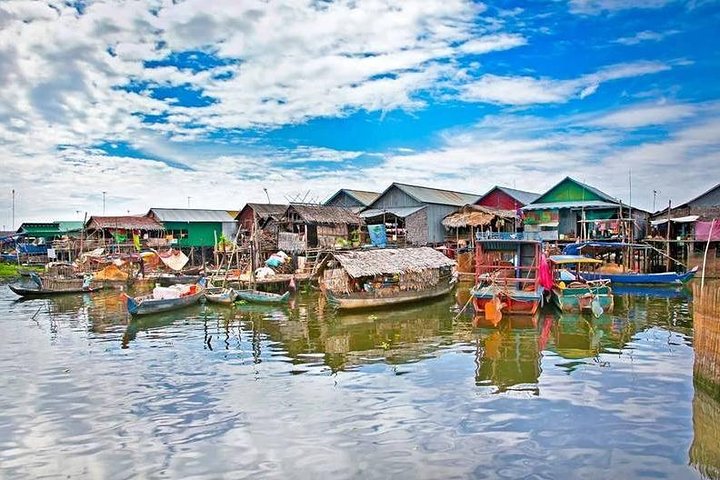 Tonle Sap Lake and Kampong Phluk Village Private Half Day Tour