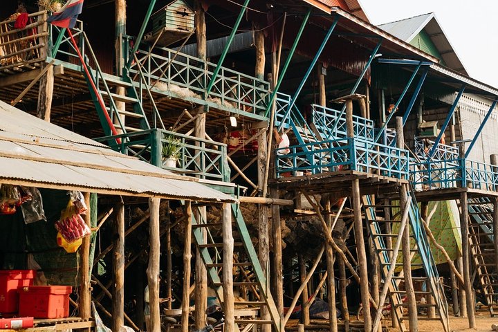 Tonle Sap Lake and Kampong Phluk Village Private Half Day Tour