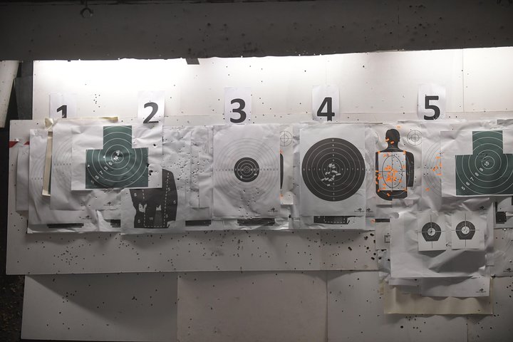 Riga Gun Range: shooting with Winchester, Glock17, & Kalashnikov
