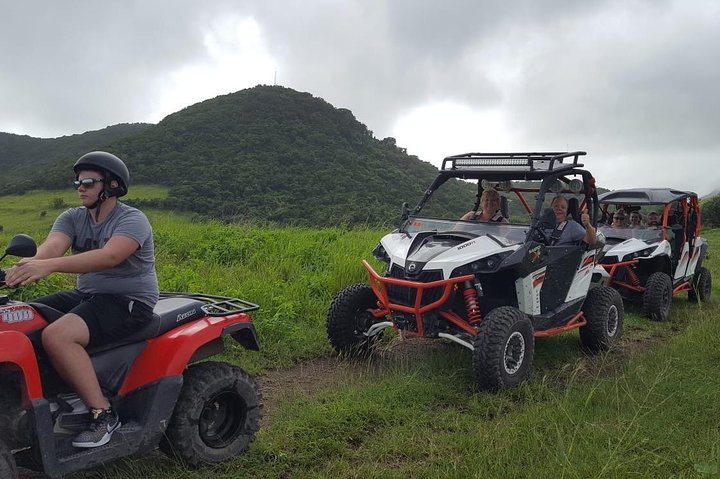 Sunny Blue Rentals in St Kitts for ATV and Dune Buggy Combo Tours