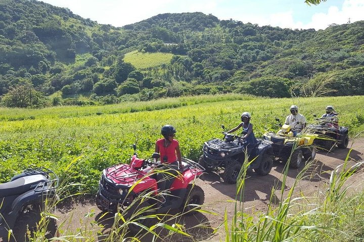 Sunny Blue Rentals in St Kitts for ATV and Dune Buggy Combo Tours