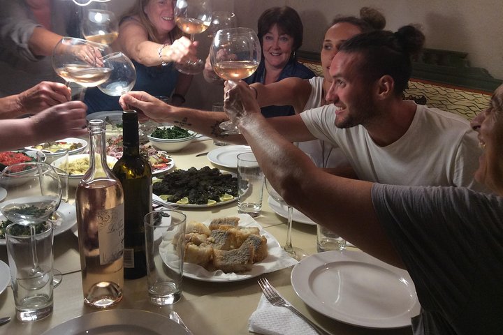 Cooking class, traditional Greek cuisine, on a Greek island