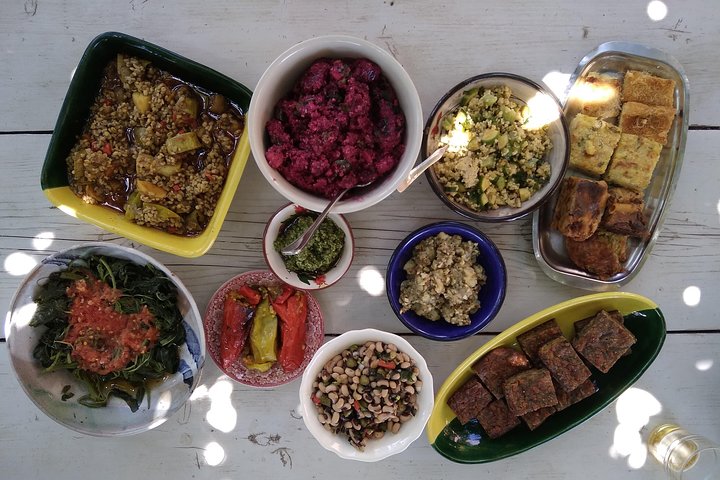 Cooking class, traditional Greek cuisine, on a Greek island