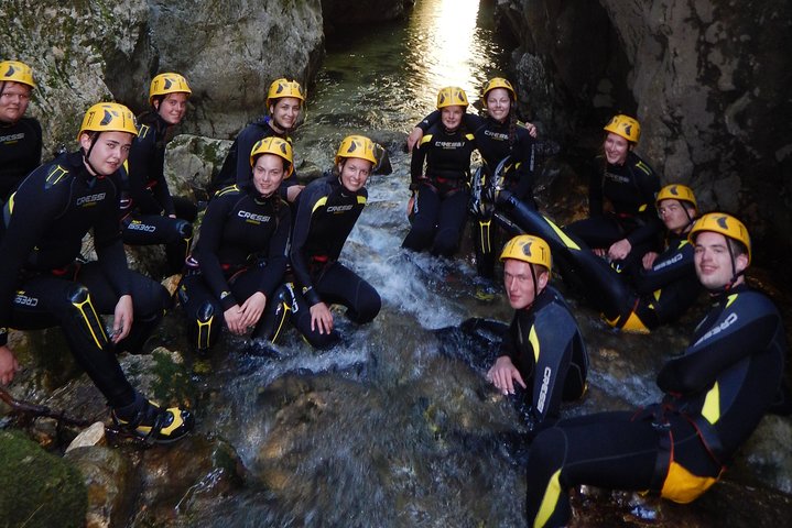 Canyoning in Nevidio Canyon