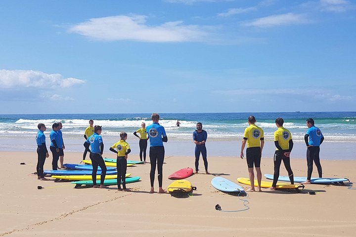 Surfing lessons