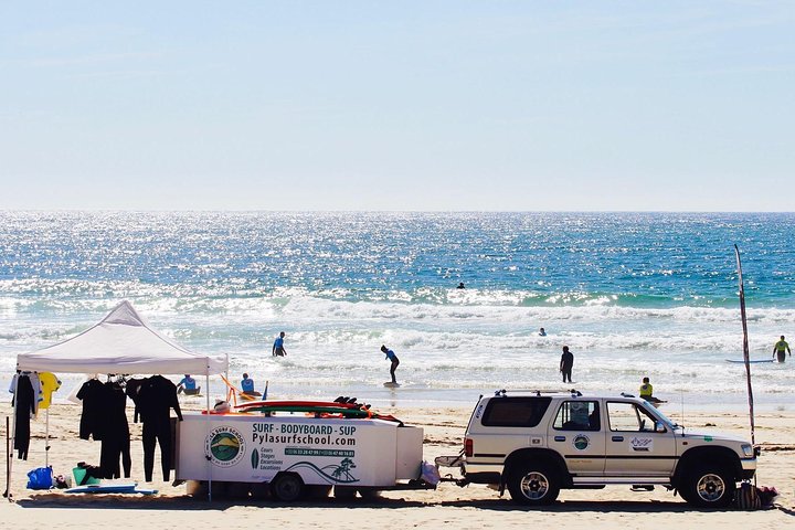 Surfing lessons