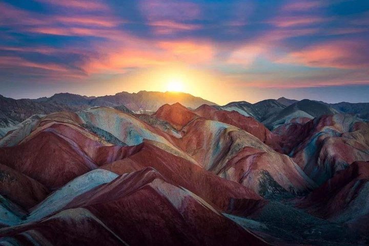 Private day tour to Zhangye Danxia Landform the Rainbow Mountain