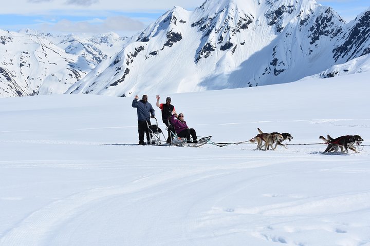 Anchorage Helicopter Glacier Dogsledding Tour