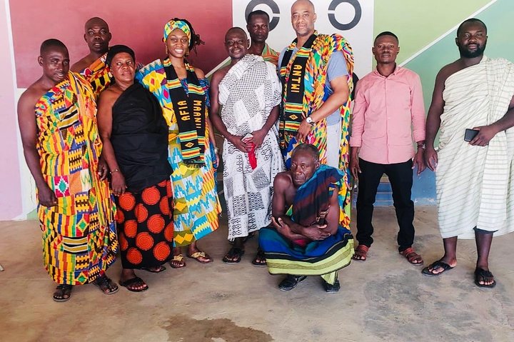 Traditional naming ceremony For African Diasporas in Kumasi