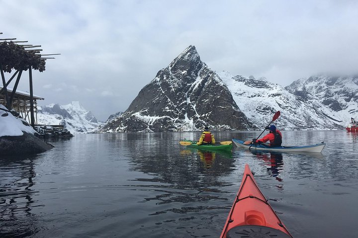 Kayaking in Reinefjorden