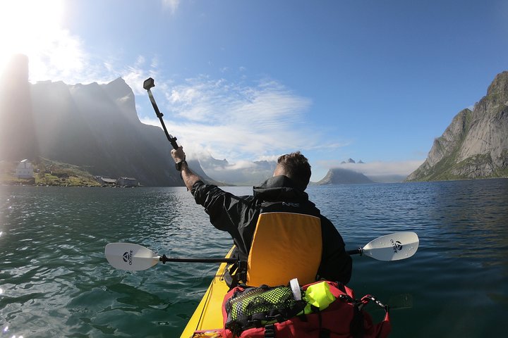 Kayaking in Reinefjorden