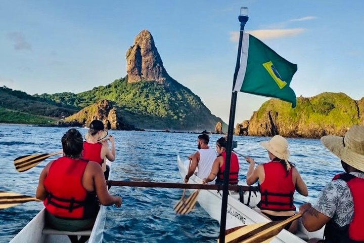 Hawaiian Canoe in Fernando de Noronha