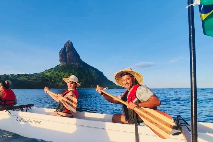 Hawaiian Canoe in Fernando de Noronha