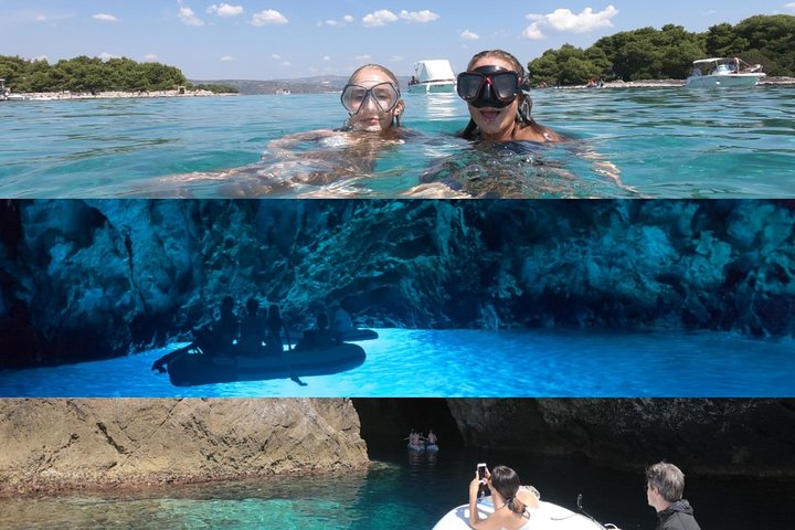 Blue cave & Hvar, 5 islands speed boat tour, luxuy seats in shade