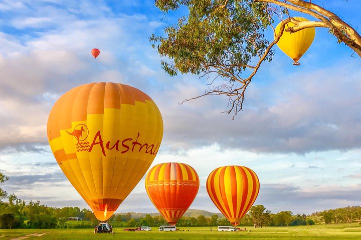 Hot Air Balloon Flight Brisbane with Vineyard Breakfast