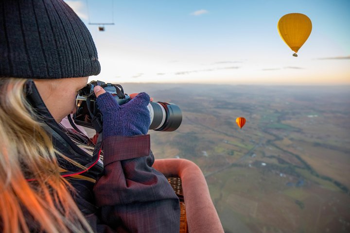 Hot Air Balloon Flight Brisbane with Vineyard Breakfast